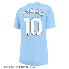 Manchester City Jack Grealish #10 Hemma Matchtröja Dam 2023-24 Kortärmad